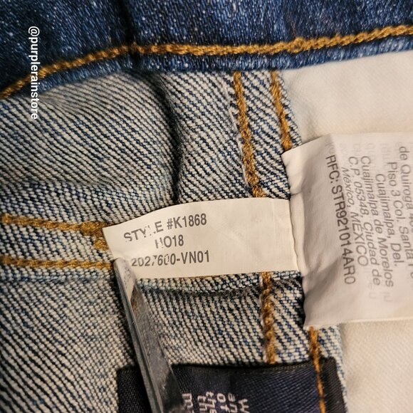 Madewell Jeans 28 Skinny 9" High Rise York Wash K1868 Tummy Control Raw Hem - Picture 6 of 12